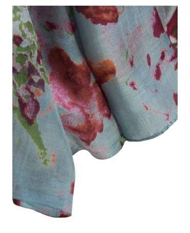 Палантин Женский SN40-PRINTEMPS/BLEU.SIEL